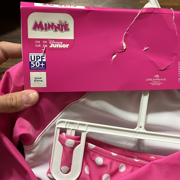 Disney Minnie Mouse two piece swimwear 2T and towel - Picture 7 of 11